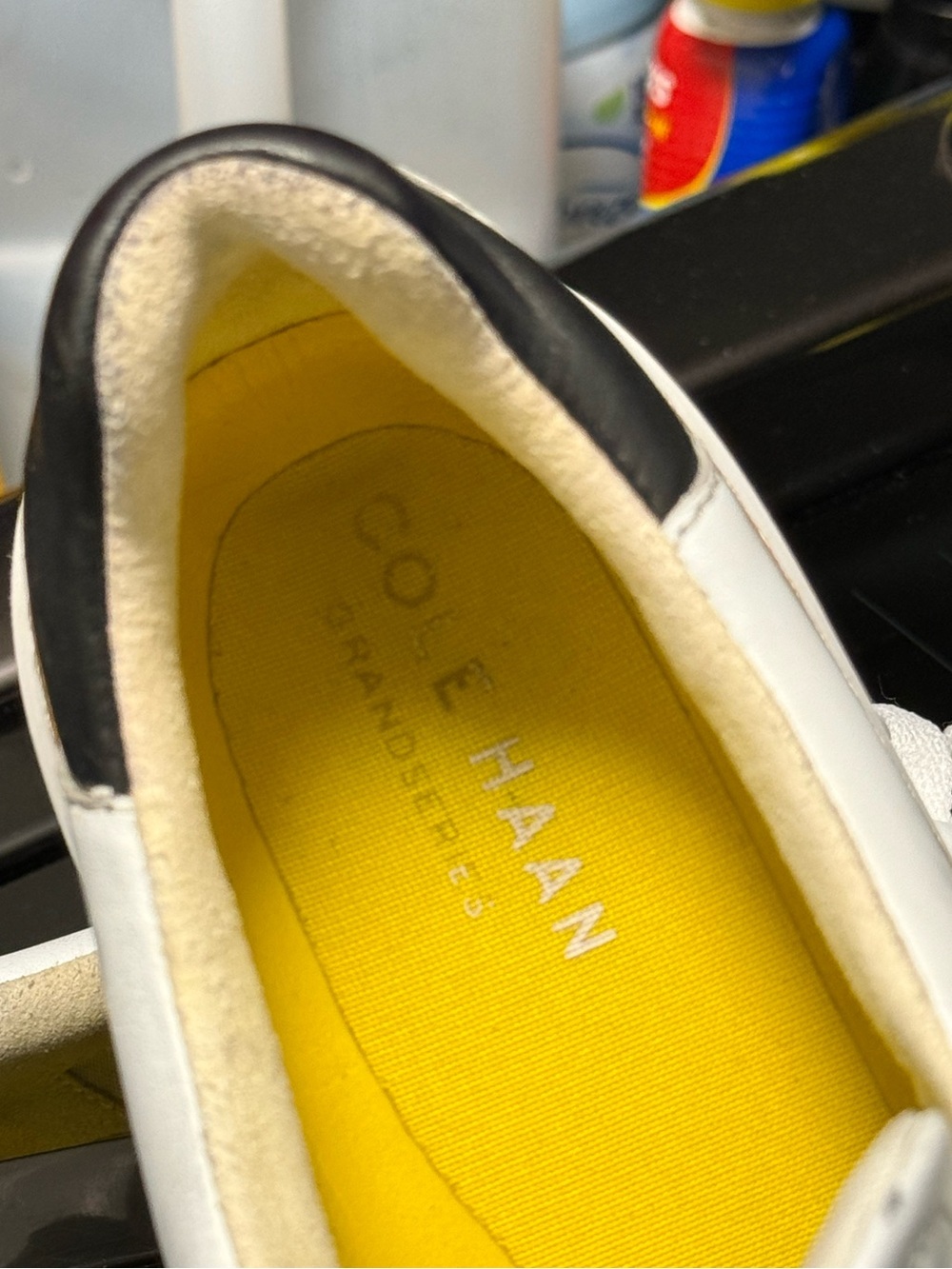 Cole Haan Grandpro Topspin Leather Sneakers White/Tan Women’s Size: 7M (W22707) - Picture 12 of 14